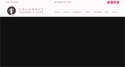 Desktop Screenshot of columbuswomenscare.com