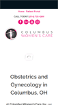 Mobile Screenshot of columbuswomenscare.com